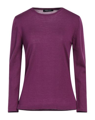 Spadalonga Woman Sweater Mauve Size 8 Virgin Wool In Purple
