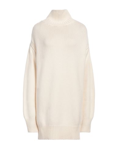 Sa Su Phi Woman Turtleneck Ivory Size 6 Virgin Wool, Cashmere In White