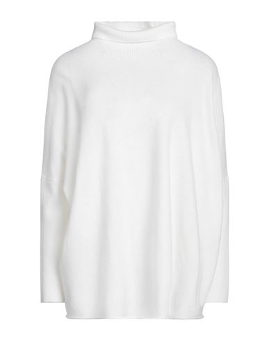 Vanisé Woman Turtleneck Ivory Size 8 Cashmere In White