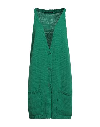 Pdr Phisique Du Role Woman Cardigan Green Size 1 Merino Wool, Polyamide