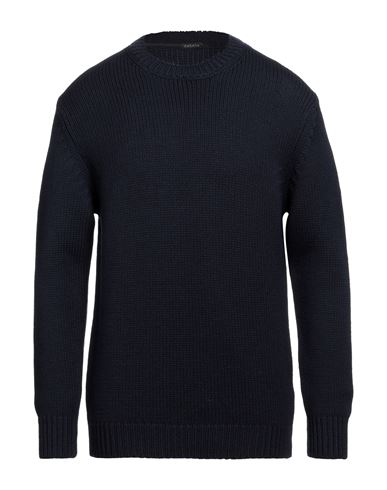 Retois Man Sweater Midnight Blue Size Xxl Merino Wool In Blue