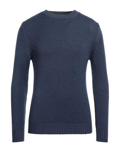 Retois Man Sweater Slate Blue Size M Merino Wool