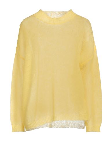 Pdr Phisique Du Role Woman Sweater Yellow Size 2 Mohair Wool, Polyamide, Wool