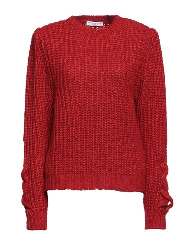 Maria Vittoria Paolillo Mvp Woman Sweater Red Size 8 Recycled Polyester, Acrylic, Recycled Cotton, W