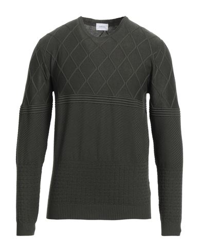 Sseinse Man Sweater Dark Green Size M Viscose, Nylon