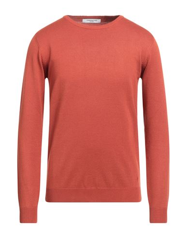 Hamaki-ho Man Sweater Rust Size Xxl Viscose, Nylon In Red