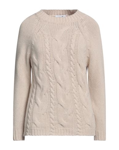 Niū Woman Sweater Beige Size M Wool, Polyamide