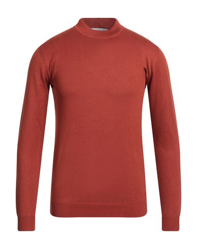 Hamaki-ho Man Sweater Rust Size Xxl Viscose, Nylon In Red