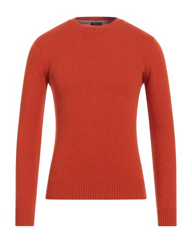 Retois Man Sweater Tomato Red Size S Virgin Wool