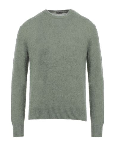 Retois Man Sweater Sage Green Size M Acrylic, Merino Wool, Alpaca Wool