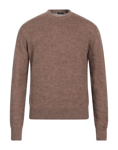 Retois Man Sweater Khaki Size L Virgin Wool In Beige