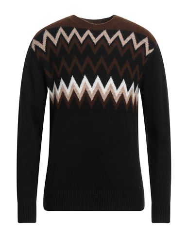 Markup Man Sweater Black Size M Acrylic, Polyester, Wool, Elastane