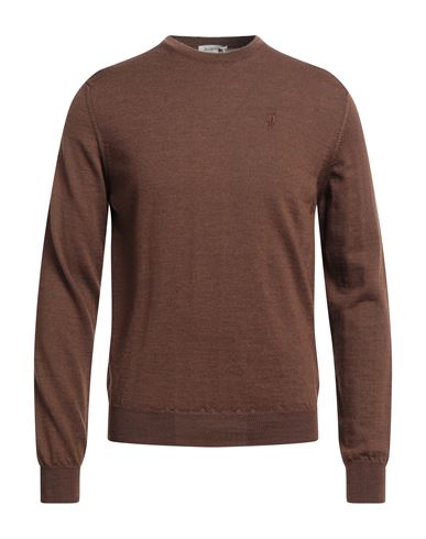 Jeckerson Man Sweater Brown Size M Wool