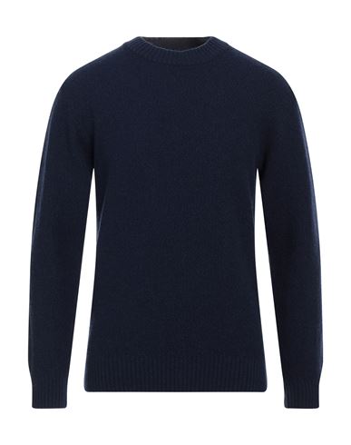 RETOIS RETOIS MAN SWEATER MIDNIGHT BLUE SIZE L WOOL, POLYAMIDE