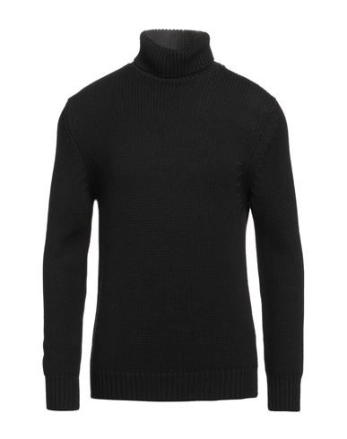 Retois Man Turtleneck Black Size Xxl Merino Wool In Black