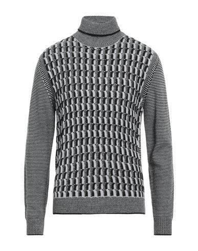 Shop Sseinse Man Turtleneck Grey Size Xl Acrylic, Wool