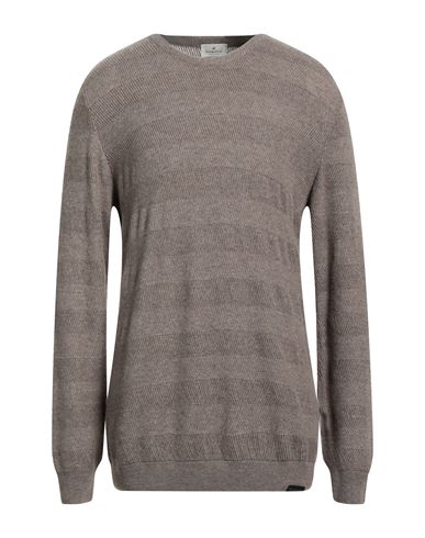 Brooksfield Man Sweater Light Brown Size 42 Polyamide, Viscose, Wool, Cashmere In Beige