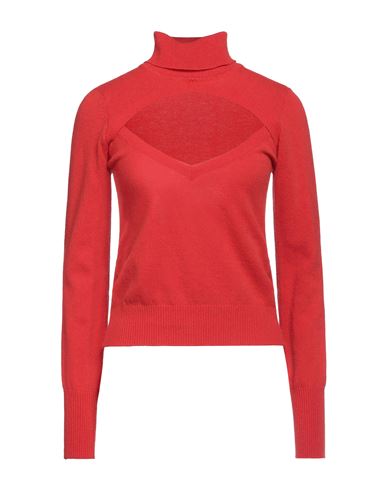 Blugirl Blumarine Woman Turtleneck Red Size S Wool, Polyamide, Viscose, Cashmere