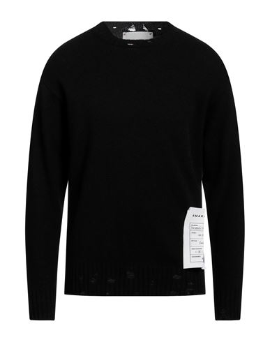 Amaranto Man Sweater Black Size S Wool, Cashmere