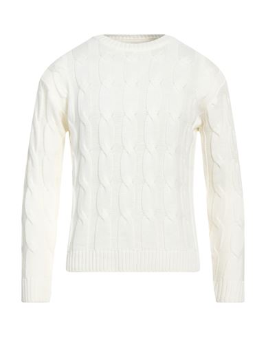 Stilosophy Man Sweater White Size M Acrylic, Wool