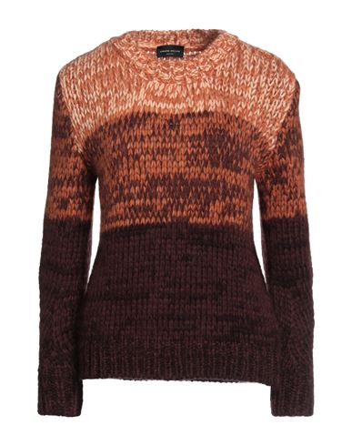 Roberto Collina Woman Sweater Cocoa Size S Baby Alpaca Wool, Nylon, Wool In Brown