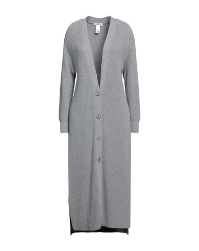 Kontatto Woman Cardigan Grey Size Onesize Polyamide, Wool, Viscose, Cashmere