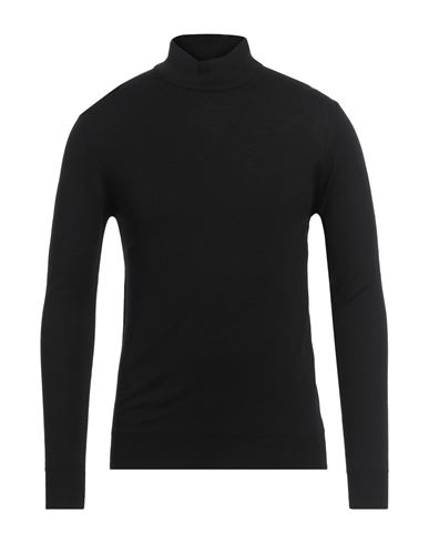 Retois Man Turtleneck Midnight Blue Size L Merino Wool In Black