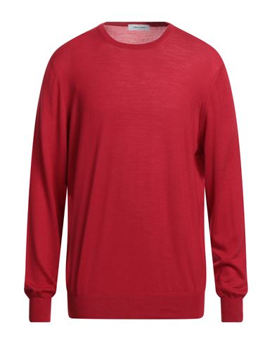 Gran Sasso Man Sweater Red Size 46 Virgin Wool
