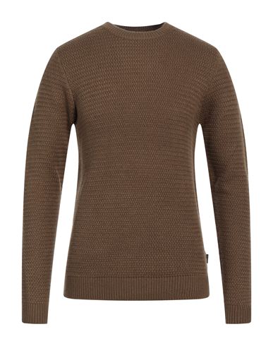 Dooa Man Sweater Khaki Size L Acrylic, Nylon In Beige