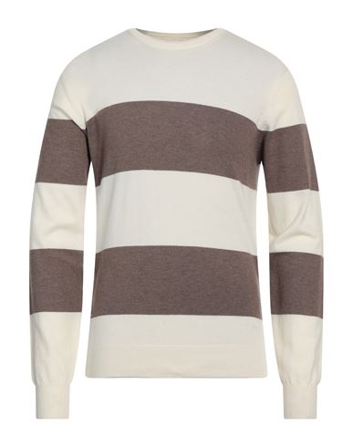 Dooa Man Sweater Cream Size 3xl Polyester, Nylon, Viscose, Acrylic, Wool In White