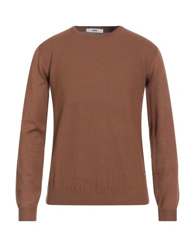Shop Dooa Man Sweater Camel Size Xxl Viscose, Nylon In Beige
