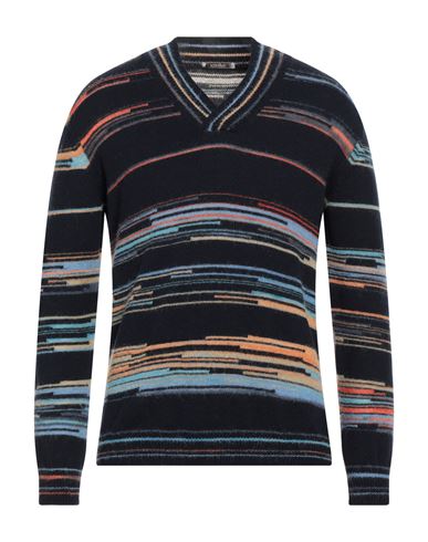 Kangra Man Sweater Midnight Blue Size 40 Wool, Alpaca Wool, Mohair Wool, Polyamide