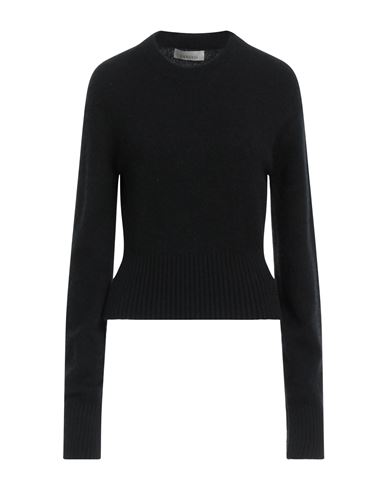 Laneus Woman Sweater Black Size 6 Cashmere, Silk, Polyester