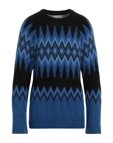 Shop Laneus Man Sweater Blue Size 40 Acrylic, Polyamide, Mohair Wool, Alpaca Wool, Polyester