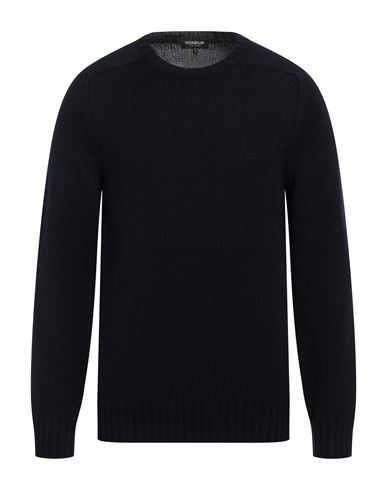 Dondup Man Sweater Midnight Blue Size 40 Wool