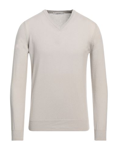 Kangra Man Sweater Light Grey Size 38 Cashmere