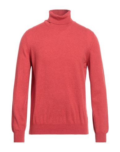 Gran Sasso Man Turtleneck Red Size 44 Cashmere In Red