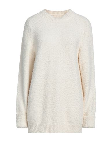 Shop Maison Margiela Woman Sweater Ivory Size M Cotton, Polyamide In White