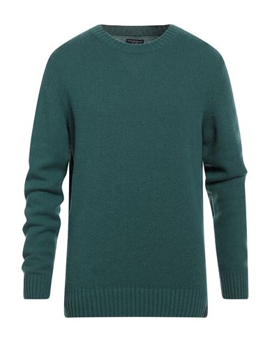 North Sails Man Sweater Green Size Xxl Recycled Wool, Wool, Recycled Polyamide, Polyamide