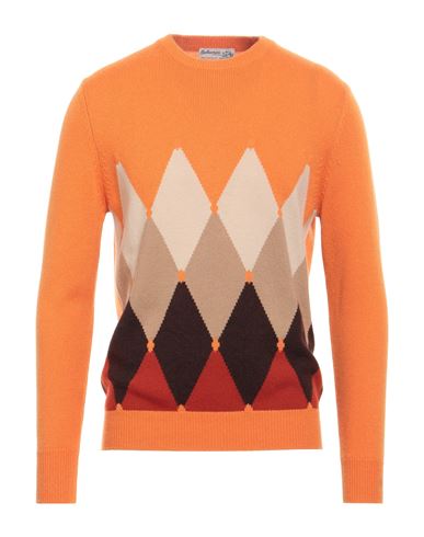 Ballantyne Of Peebles Man Sweater Orange Size 44 Cashmere