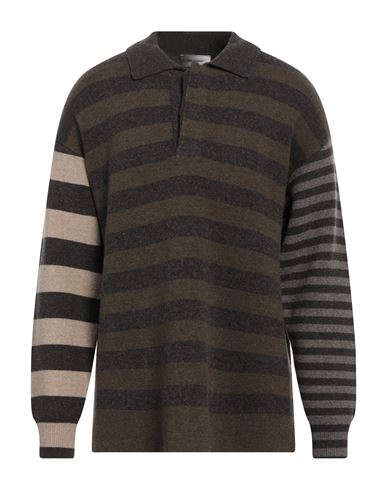 Isabel Marant Man Sweater Khaki Size S Merino Wool, Polyamide, Viscose, Elastane In Beige