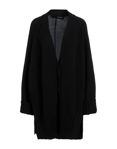 Isabel Benenato Woman Cardigan Black Size 4 Cashmere, Wool