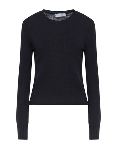 Be You By Geraldine Alasio Woman Sweater Black Size L Cashmere In Blue