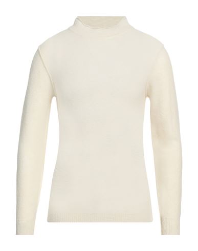 Wool & Co Man Sweater Cream Size Xxl Wool, Polyamide In White