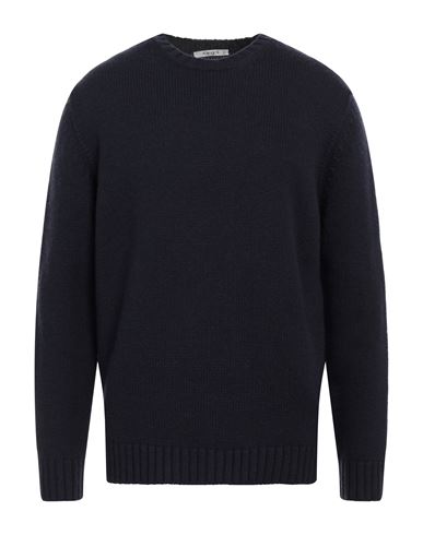 Kangra Man Sweater Navy Blue Size 46 Merino Wool