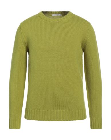 Kangra Man Sweater Acid Green Size 38 Merino Wool