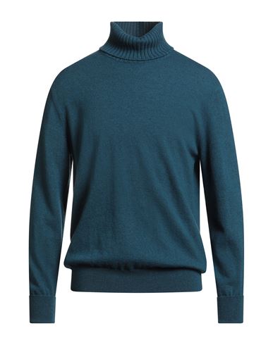 Ballantyne Of Peebles Man Turtleneck Deep Teal Size 46 Cashmere In Green