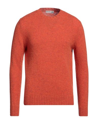Ballantyne Man Sweater Orange Size 42 Wool