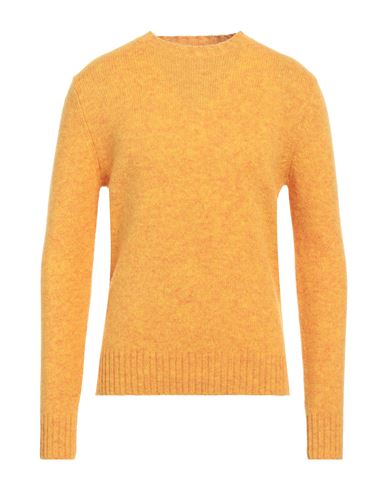 Ballantyne Man Sweater Ocher Size 40 Wool In Yellow