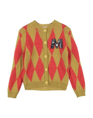 Shop Marni Toddler Girl Sweater Mustard Size 4 Acrylic, Wool, Alpaca Wool, Polyester, Pvc - Polyvinyl Chl In Yellow